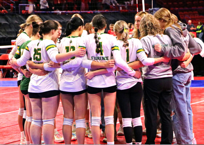 Florence volleyball campaign ends in state semifinal loss